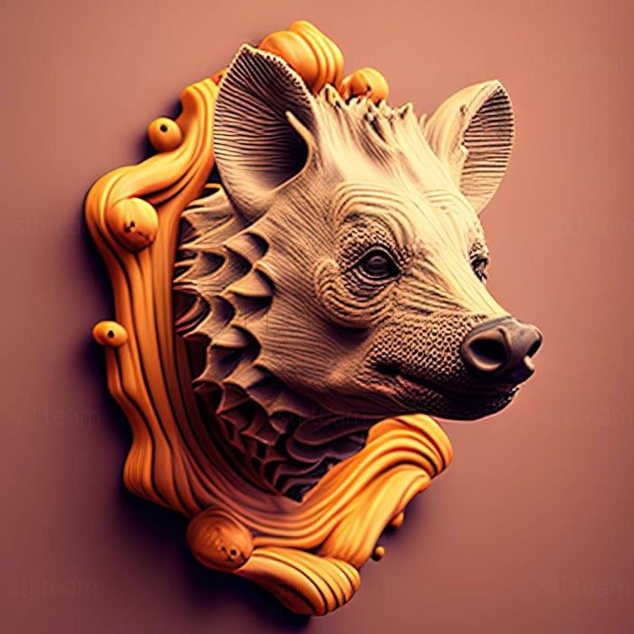 3D model hyena (STL)
